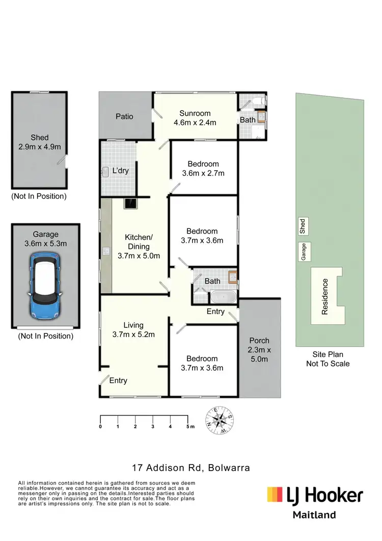 Floorplan of Homely house listing, 17 Addison Road, Bolwarra NSW 2320