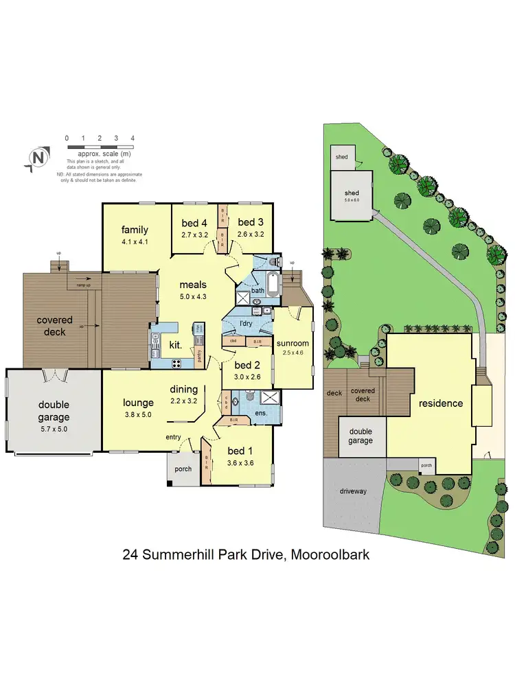 Floorplan of Homely house listing, 24 Summerhill Park Drive, Mooroolbark VIC 3138