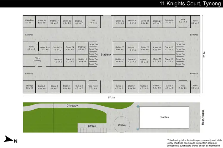 Floorplan of Homely land listing, 11 Knights Court, Tynong VIC 3813