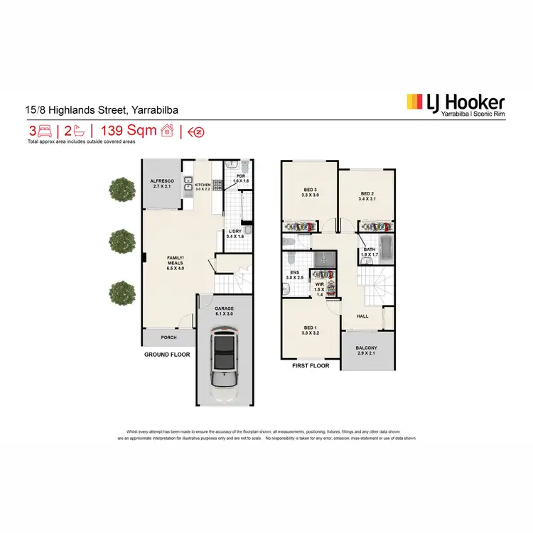 Floorplan of Homely house listing, 15/8 Highlands Street, Yarrabilba QLD 4207