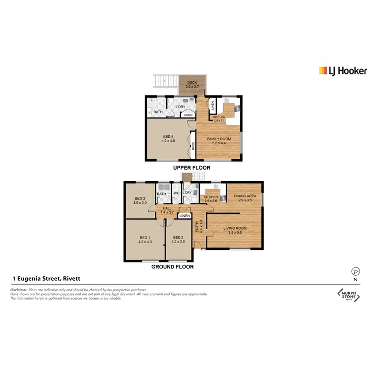 Floorplan of Homely house listing, 1 Eugenia Street, Rivett ACT 2611
