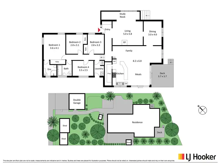 Floorplan of Homely house listing, 4 Colebatch Place, Curtin ACT 2605