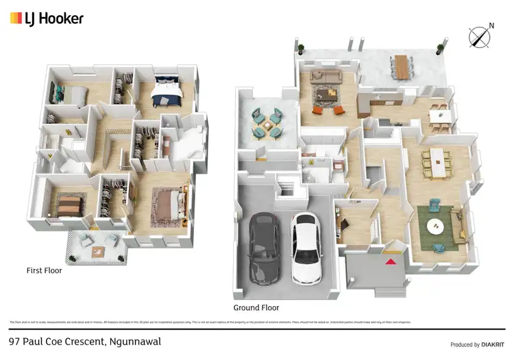 Floorplan of Homely house listing, 97 Paul Coe Crescent, Ngunnawal ACT 2913