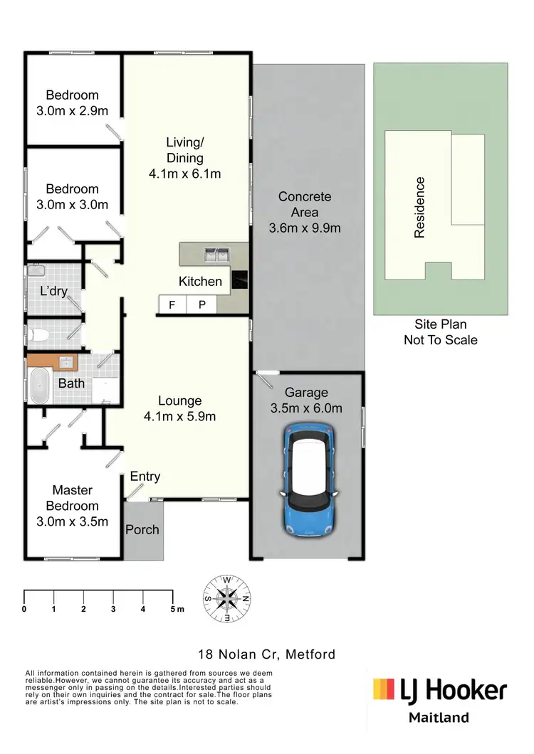 Floorplan of Homely house listing, 18 Nolan Crescent, Metford NSW 2323