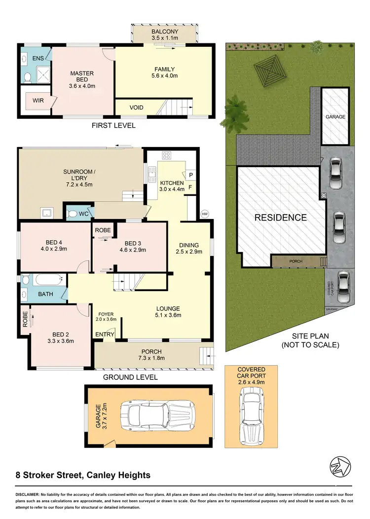 Floorplan of Homely house listing, 8 Stroker St, Canley Heights NSW 2166