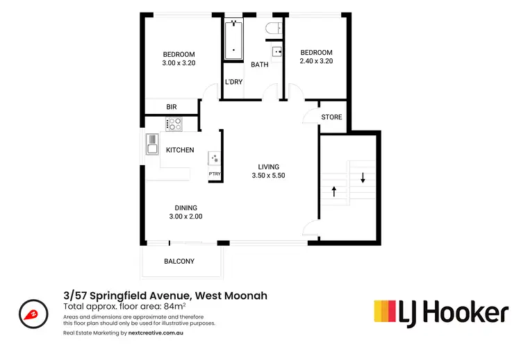 Floorplan of Homely unit listing, 3/57 Springfield Avenue, West Moonah TAS 7009