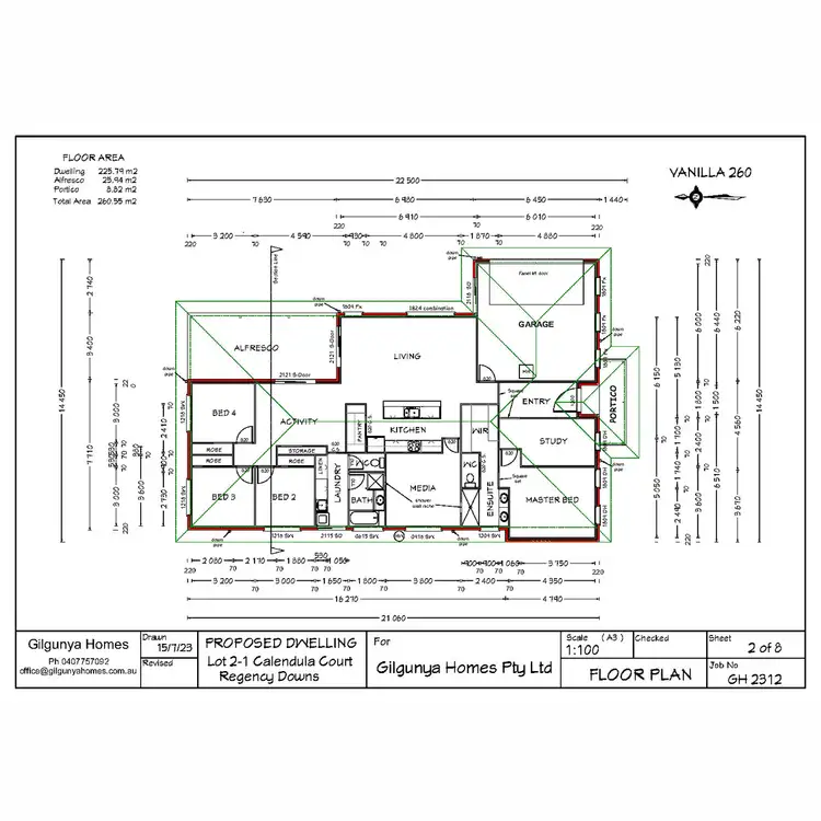 Floorplan of Homely house listing, 8B Rosella Avenue, Regency Downs QLD 4341