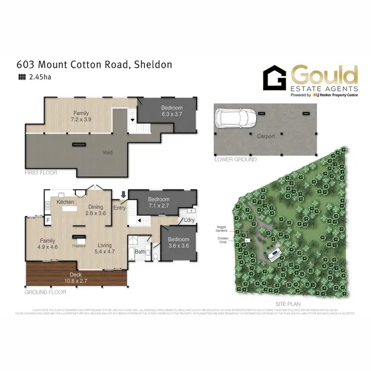 Floorplan of Homely rural property listing, 603 Mount Cotton Road, Sheldon QLD 4157
