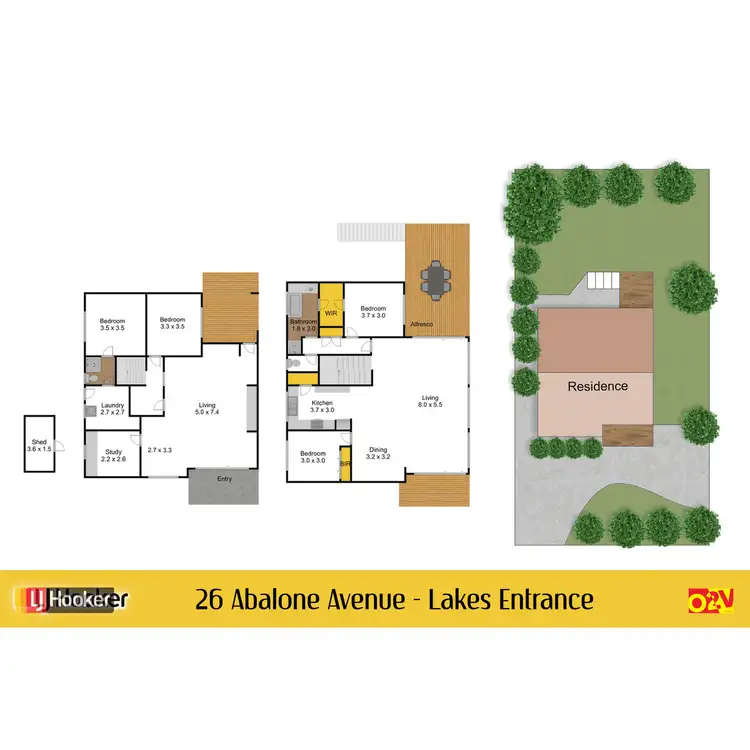 Floorplan of Homely house listing, 26 Abalone Avenue, Lakes Entrance VIC 3909