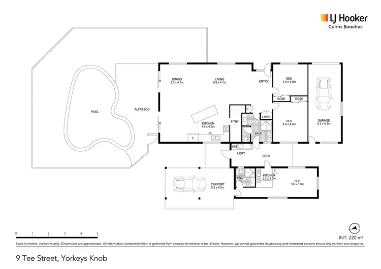 Floorplan of Homely house listing, 9 Tee Street, Yorkeys Knob QLD 4878