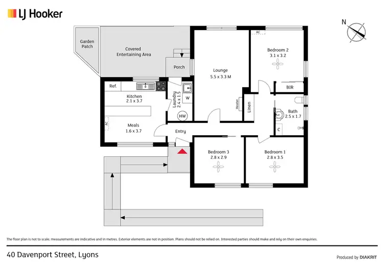 Floorplan of Homely house listing, 40 Devonport Street, Lyons ACT 2606