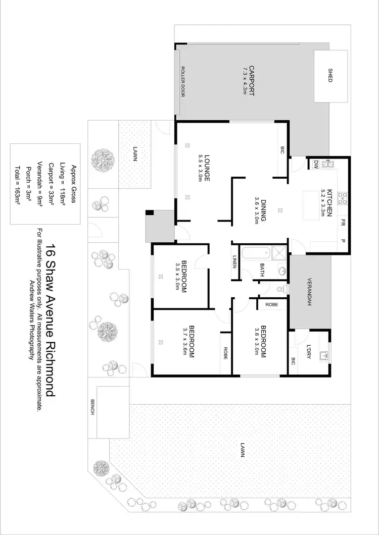 Floorplan of Homely house listing, 16 Shaw Avenue, Richmond SA 5033