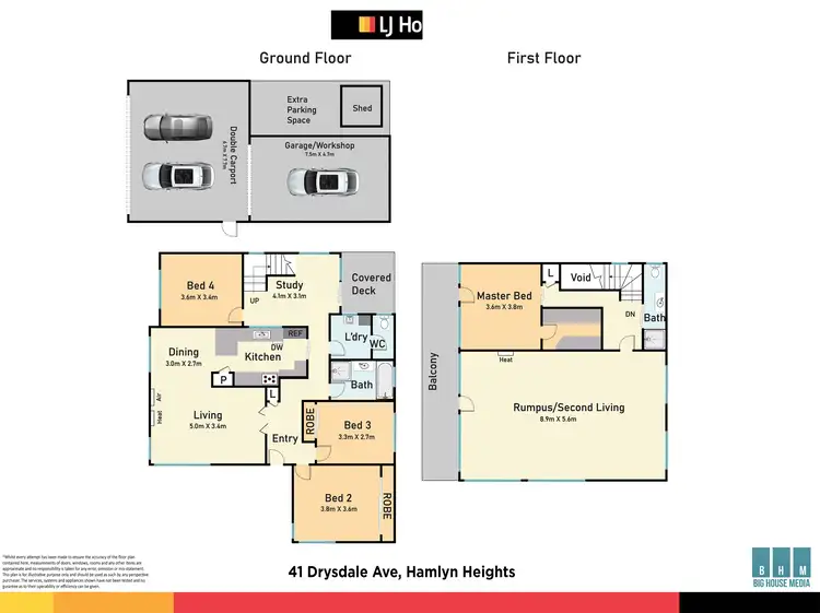 Floorplan of Homely house listing, 41 Drysdale Avenue, Hamlyn Heights VIC 3215