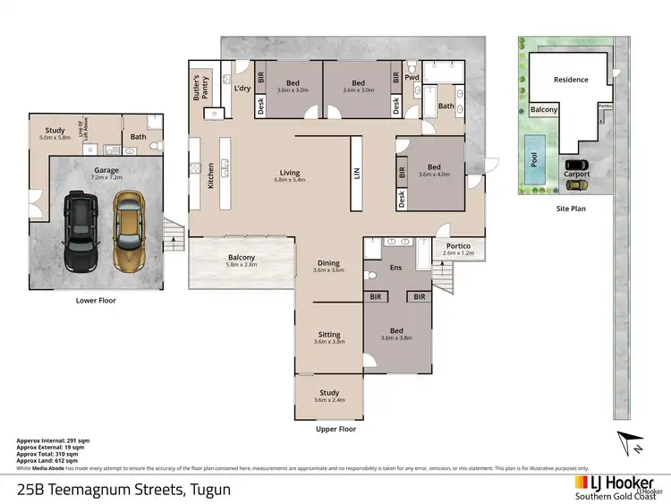 Floorplan of Homely house listing, 25B Teemangum Street, Tugun QLD 4224