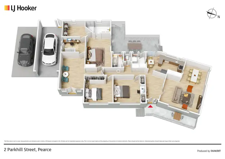 Floorplan of Homely house listing, 2 Parkhill Street, Pearce ACT 2607