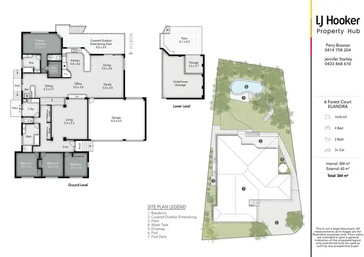 Floorplan of Homely house listing, 6 Forest Court, Elanora QLD 4221