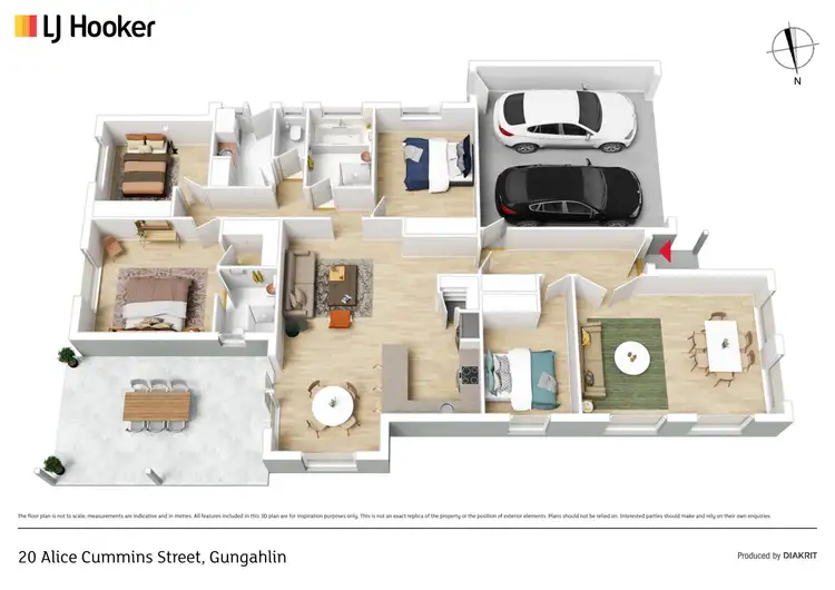 Floorplan of Homely house listing, 20 Alice Cummins Street, Gungahlin ACT 2912