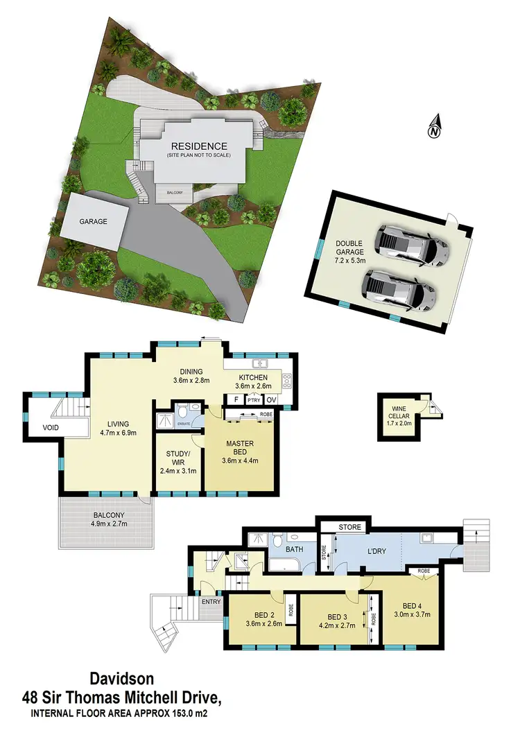 Floorplan of Homely house listing, 48 Sir Thomas Mitchell Drive, Davidson NSW 2085