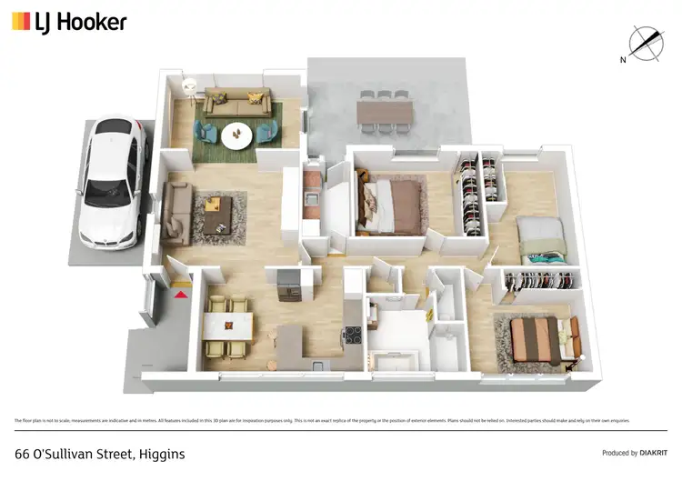 Floorplan of Homely house listing, 66 O'Sullivan Street, Higgins ACT 2615