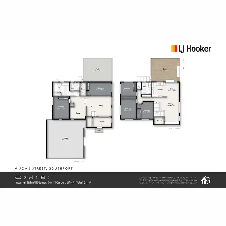 Floorplan of Homely house listing, 9 Joan Street, Southport QLD 4215