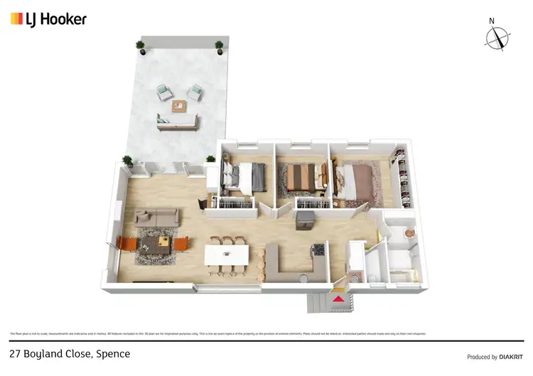 Floorplan of Homely house listing, 27 Boyland Close, Spence ACT 2615