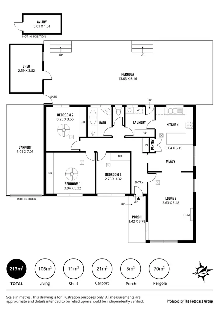 Floorplan of Homely house listing, 22 Meadow Way, Hackham West SA 5163