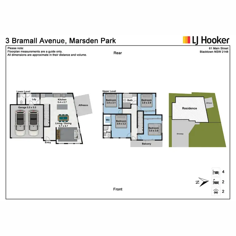 Floorplan of Homely house listing, 3 Bramall Avenue, Marsden Park NSW 2765