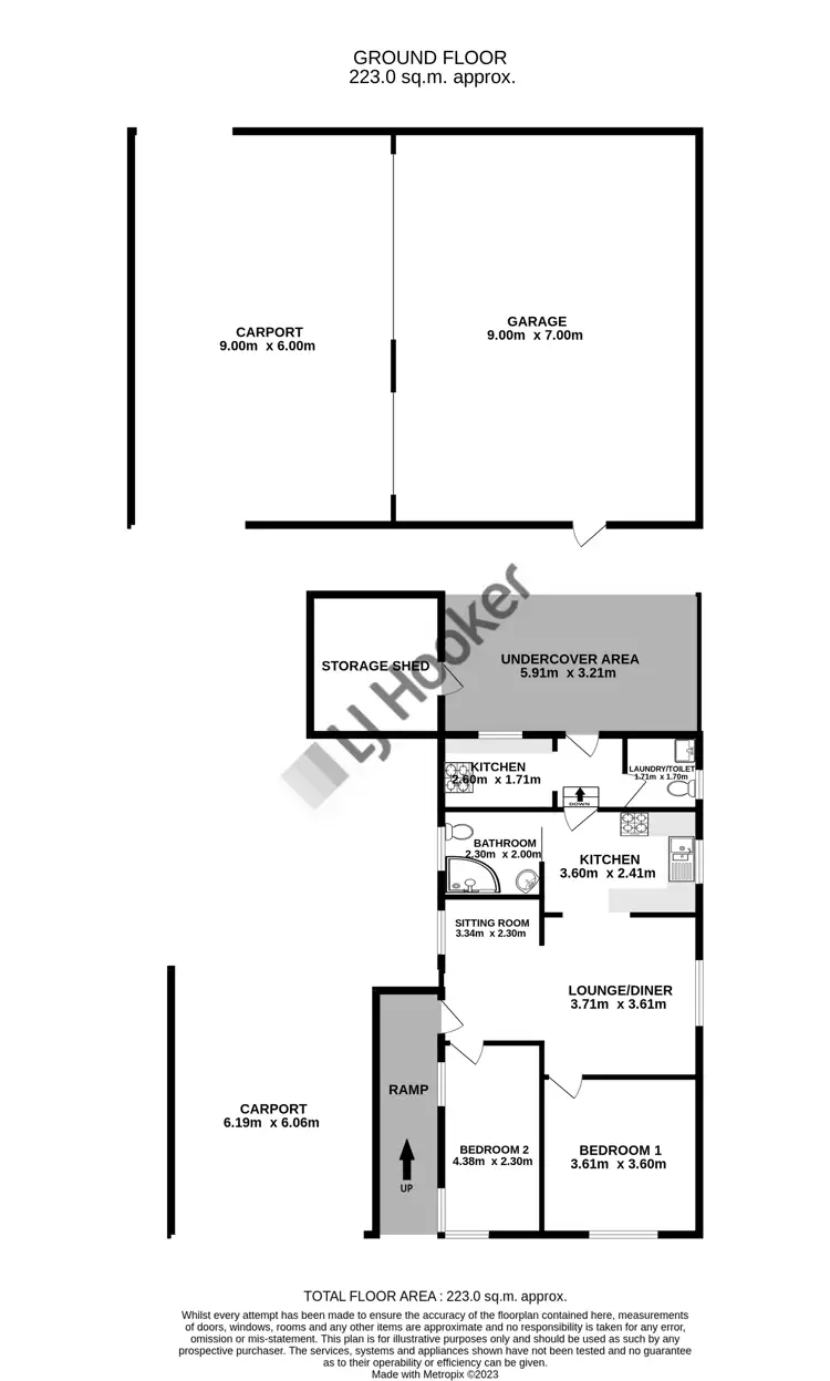 Floorplan of Homely house listing, 26 Spencer Street, Cessnock NSW 2325