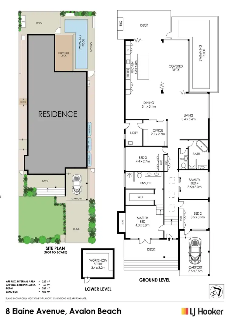Floorplan of Homely house listing, 8 Elaine Avenue, Avalon Beach NSW 2107