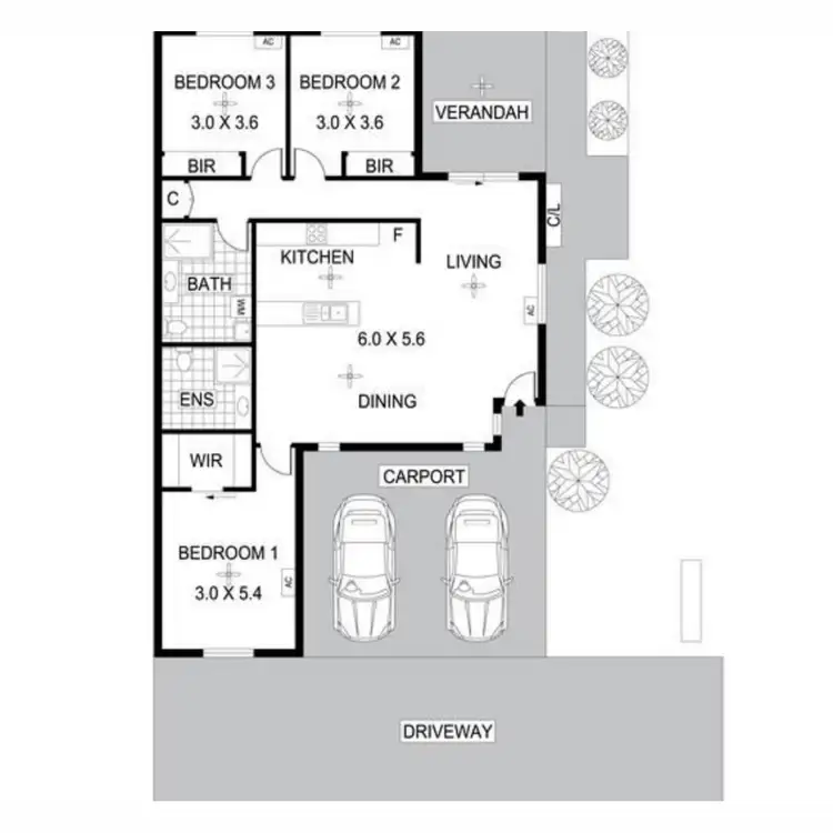 Floorplan of Homely unit listing, 10/30 Polglase Circuit, Johnston NT 832