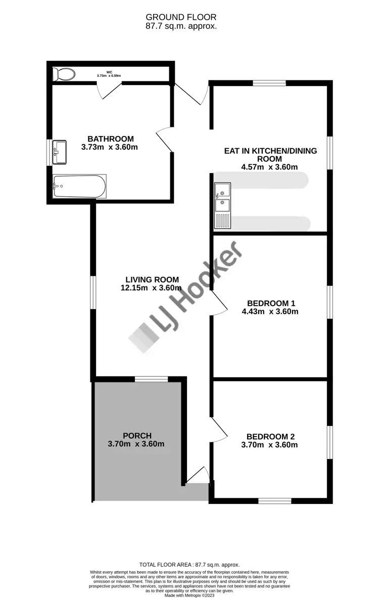 Floorplan of Homely house listing, 1 Bent Street, Cessnock NSW 2325
