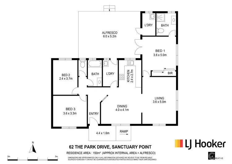 Floorplan of Homely house listing, 62 The Park Drive, Sanctuary Point NSW 2540