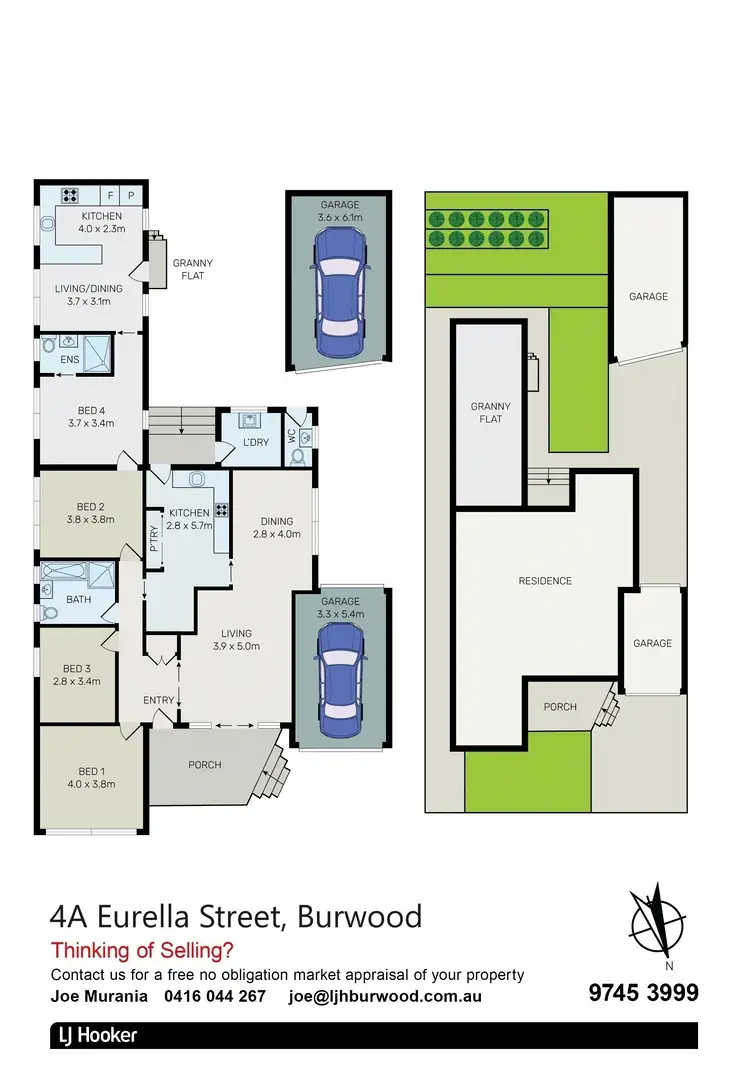 Floorplan of Homely house listing, 4A Eurella Street, Burwood NSW 2134