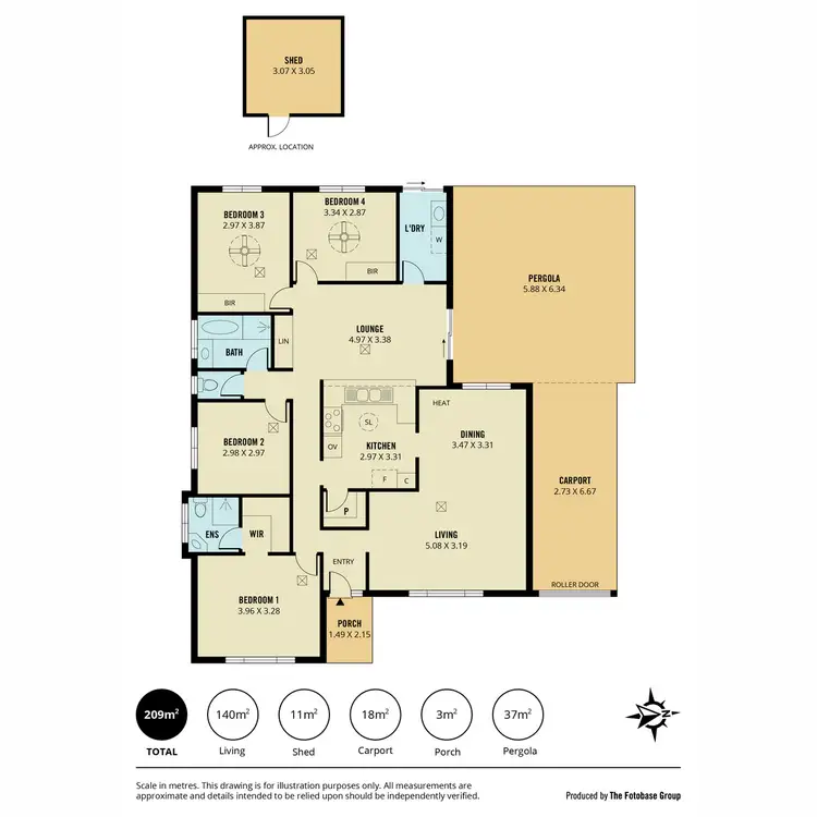 Floorplan of Homely house listing, 42 Brunswick Terrace, Wynn Vale SA 5127