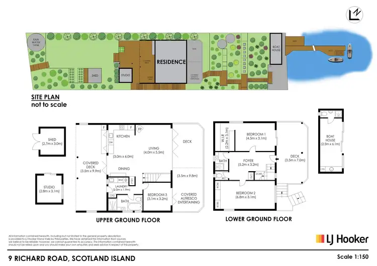 Floorplan of Homely house listing, 9 Richard Road, Scotland Island NSW 2105
