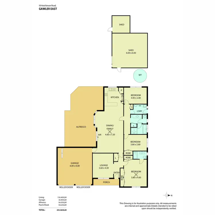Floorplan of Homely house listing, 18 Hutchinson Road, Gawler East SA 5118