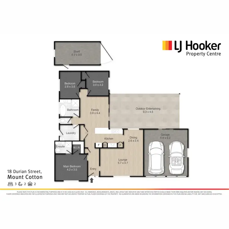 Floorplan of Homely house listing, 18 Durian Street, Mount Cotton QLD 4165