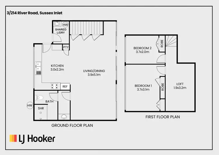 Floorplan of Homely house listing, 3/214 River Road, Sussex Inlet NSW 2540