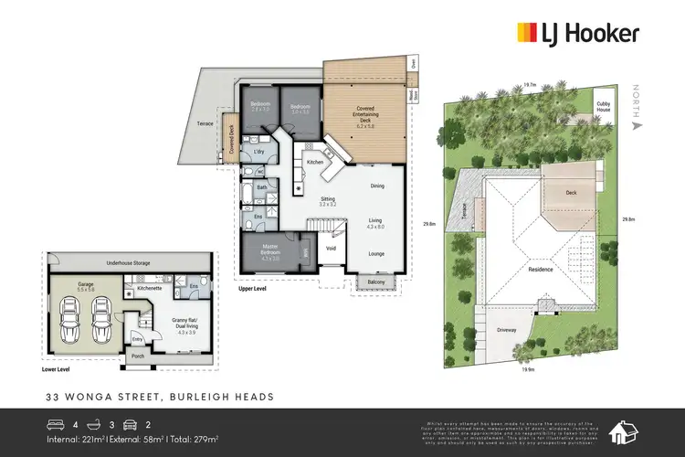 Floorplan of Homely house listing, 33 Wonga Street, Burleigh Heads QLD 4220