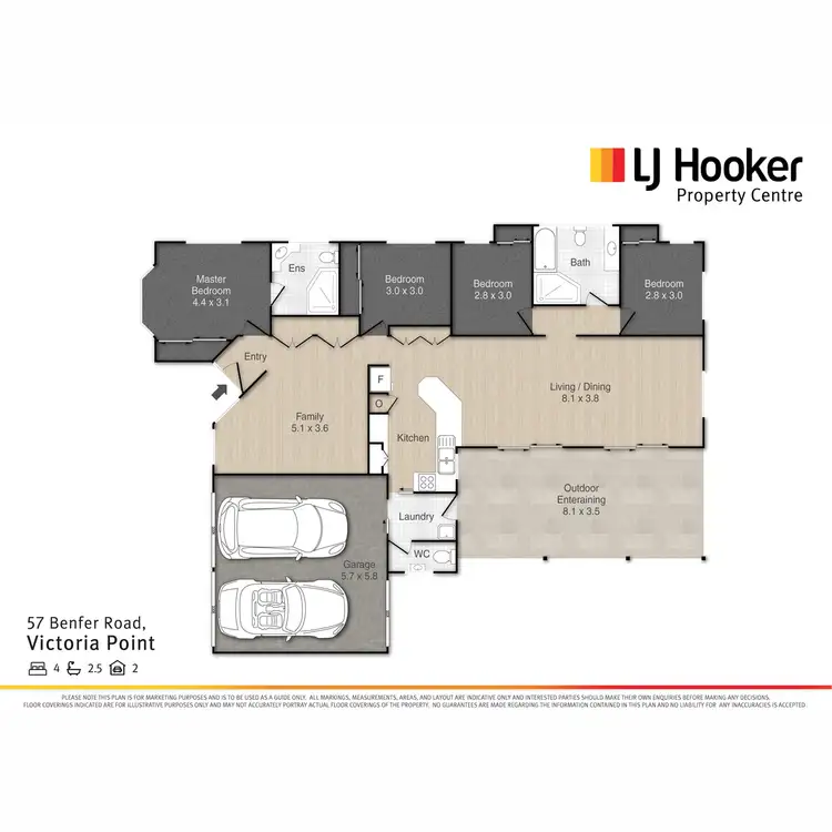 Floorplan of Homely house listing, 57 Benfer Road, Victoria Point QLD 4165