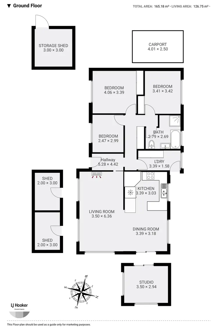 Floorplan of Homely house listing, 34 Lewan Avenue, Kingston TAS 7050