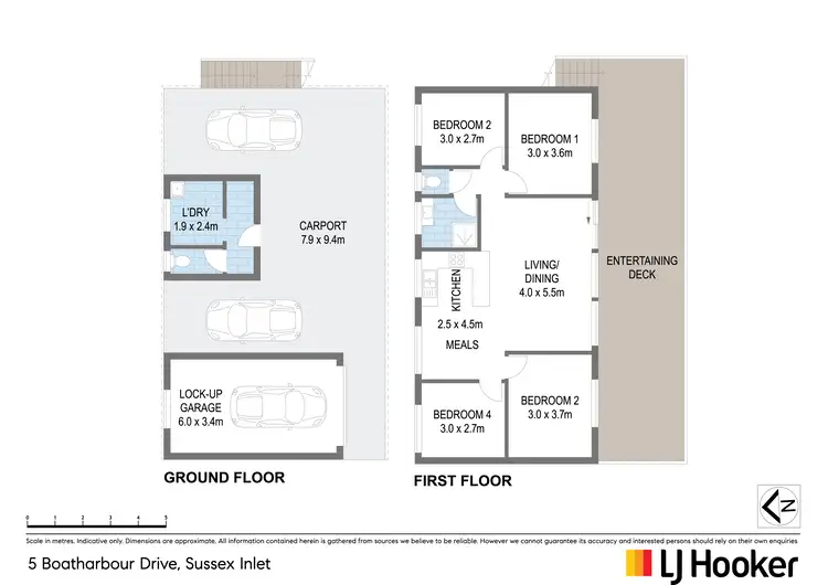 Floorplan of Homely house listing, 5 Boatharbour Drive, Sussex Inlet NSW 2540