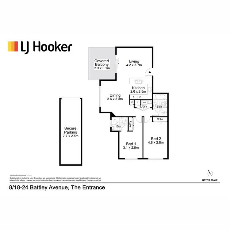 Floorplan of Homely apartment listing, 8/18-24 Battley Avenue, The Entrance NSW 2261