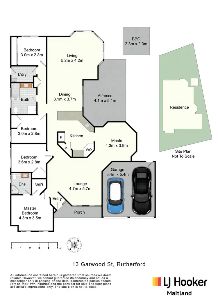 Floorplan of Homely house listing, 13 Garwood Street, Rutherford NSW 2320