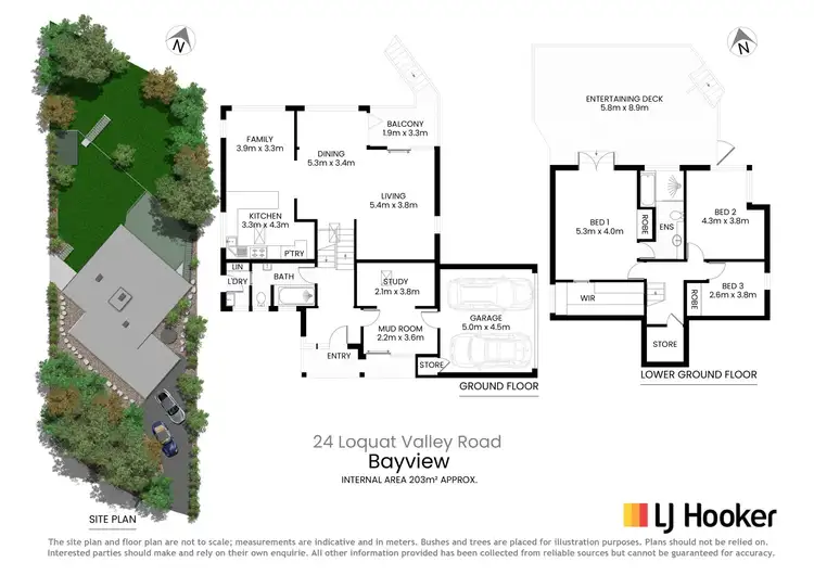 Floorplan of Homely house listing, 24 Loquat Valley Road, Bayview NSW 2104