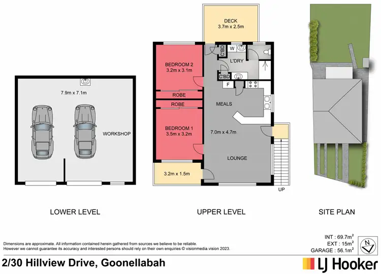 Floorplan of Homely house listing, Unit 2/30 Hillview Drive, Goonellabah NSW 2480