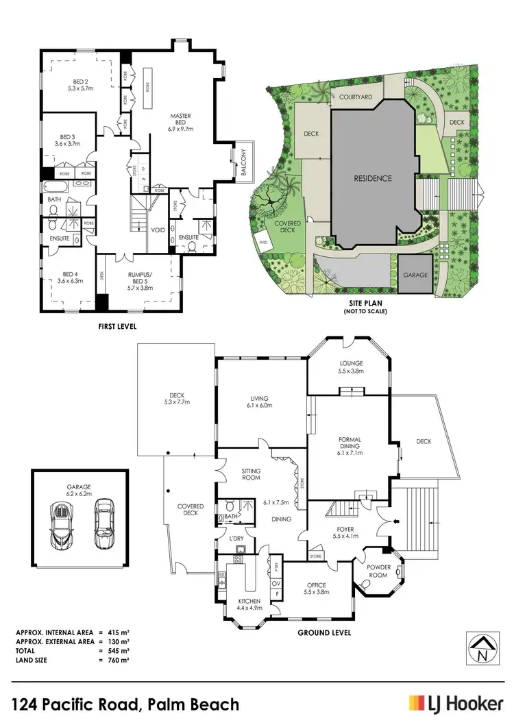 Floorplan of Homely house listing, 124 Pacific Road, Palm Beach NSW 2108