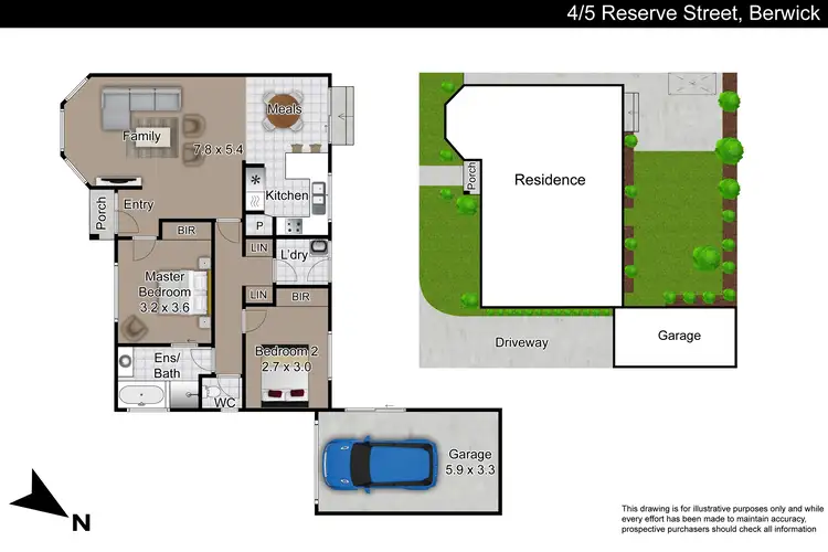 Floorplan of Homely unit listing, 4/5 Reserve Street, Berwick VIC 3806