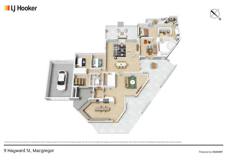 Floorplan of Homely house listing, 9 Hayward Street, Macgregor ACT 2615