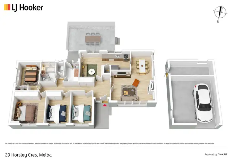Floorplan of Homely house listing, 29 Horsley Crescent, Melba ACT 2615